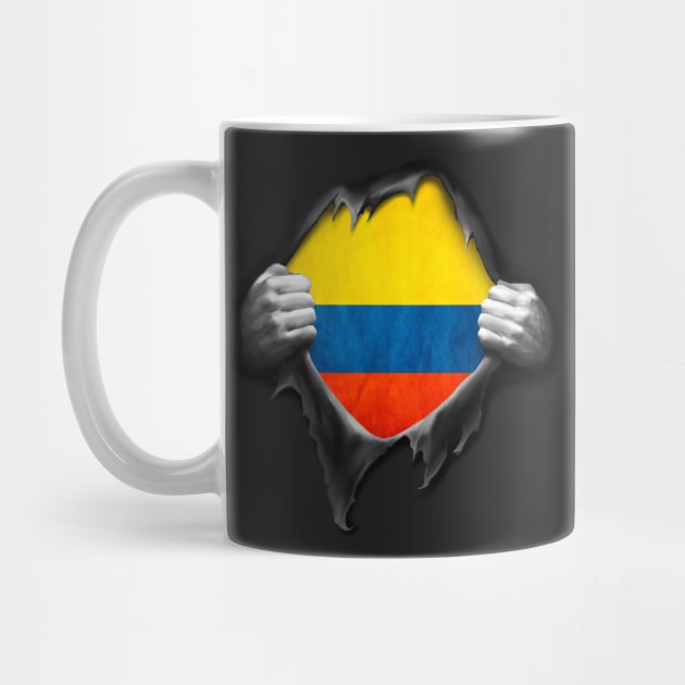 Colombia Flag. Proud Colombian by nikolayjs